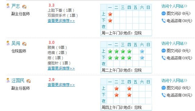 武漢市第一醫(yī)院醫(yī)生名單