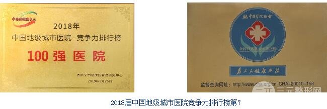 醫(yī)院成就